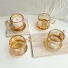 Candle Holders Ins French Mini Glass Candlestick Retro Korean Home Decoration Accessories Room Simple Coffee Shop