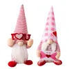 Party Dekoration handgefertigt Figur vielseitig Valentinstag Gnome Ornament für Heim- und Büro Schöne Handwerksferienurmen