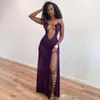 2024 New Summer Dress Women Sexy Mesh Hollow Out Long Dresses For Woman Nightclub Party Halter Sleeveless Split Maxi Dress For Ladies