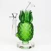 Glass Bongs Ananas -Rig Dicke Öl Rigs Recycler Shishs Dinosaurier Wasserrohr Rauchen Bubbler mit 14 mm Gelenk