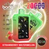 Authentic Bang Gear Bar 20000 Puffs Digital engångsvape 25 ml 500mAh Desechable E Cigarett Pod Device 20K Smart Screen