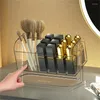 Storage Boxes Desktop Cosmetic Box Makeup Brush Organizer Jewelry Lipstick Compartment Container For Bathroom Shelf Countertop G6KA