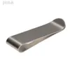 Money Clips 1PCS Vintage Solid Brass Money Clip Thickness Metal Men Cash Bill Clamp Holder ID Credit Card Folder For Male Mini 240408