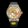 Sky Dweller 336238 A9002 Orologio da uomo automatico IUF 42mm Gollo giallo 904L COMPOSTO CAMPAGNE ACCIAI