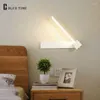 Wall Lamp Angle Adjustable Modern Led Sconce Lights For Living Room Bedroom Light Bedside 110V 220V Metal Fixtures