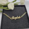 Aurolaco Aangepaste naam Anklet Persoonlijkheid Roestvrij staal voor vrouwen Letter Naam tabel Anklets Bruidsmeisje sieraden Geschenk 240408