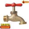 Bathroom Sink Faucets S144 Engineering 1/2" Washing Machine Brass Tap Faucet Bibcock Garden Single Cold