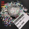 Glitter TCT438 Mix Shape White Iridescent Rainbow Nail Glitter Nail Art Decoration Body Art Tumbler Diy Accessories Festival Leverantör