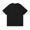 T-shirt designer Summer Maglietta nera da uomo e abbigliamento da donna Sports Fitness Cotton Spandex Collar casual traspirante Top Asia Size S-3xl