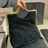 Lüks Kalite Tasarımcı Çantalar Çok Klasik Crossbody Çanta Siyah Deri Omuz Çantası Moda Çantalar Tasarımcı Kadın Çanta Dhgate Cüzdan Borsa Lady Bag Parlak