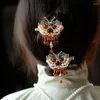 Hair Clips Vintage Accessories For Girls Women Chinese Year Lion Shape Hairpin 2024
