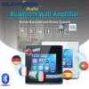 Förstärkare Home Bluetooth Wall Amplifier Smart Home Audio Mini Pekskärm Stereo Sound USB TF Musikpanel PA System Stöd sex språk