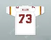 CUSTOM ANY Name Number Mens Youth/Kids Larry Allen 73 Vintage High School Crushers White Football Jersey 1 Top Stitched S-6XL
