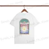 T-shirts masculins T-shirt de coquille de style marocain Nouveau T-shirt imprimé pour hommes et femmes Strt White et Noir T-shirt décontracté décontracté T240408