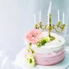 Candle Holders Creative Candelabra Holder Cupcake Birthday Cake Topper With Candles DIY Gifts Weddings Party Decorating Home Supplies