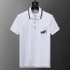 Klassisches Männer-Polo-Shirt Sommer Casual Polo Mode bestickter gedruckter Polo-Shirt Hochwertiges Kurzarm T-Shirt 90128