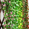 Dekorativa blommor 2/3/4st Wedding Decor Realistic Elegant Fake Flower Garland Trendy Home Vine Versatile Exquisite Hållbar trädgård