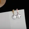 Elegant Earrings Brand Designer Women Flower Ear Stud Gold Silver Plated Stainless Steel Ear Drop Fashion Jewerlry Wedding Party Gift High Quality Wholesale