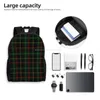 Backpack Black Watch Tartan Modern Laptop Men Women Fashion Bookbag For School College Student Scotland Art Bags