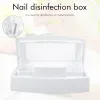 Sterilisator Nagel Sterilisator Tray Desinfection Box Sterilizing Clean Nail Art Salon Manicure Implemta Sanitize Tool Equipment Cleaner Tools Tools