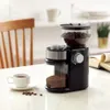 220V Espresso Electric Burr Coffee Grinder Home Kitchen Adjustable Coffee Bean Grinding Machine For Drip And Percolator Coffee 240328