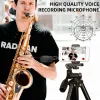 Microphones Saxophone Professional Wireless Microphone UHF Gooseneck Voice Recording Live Show for Saxophone Trumpet Sax Horn Tuba flute