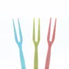 Disposable Flatware 50 Colorful Tableware Fork Party Barbecue Bar Family Catering Food Cake Fruit