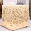 Cartes de voeux 50pcs Butterfly Laser Cut Card Invitation Card Impression de la carte de vœux Partage personnalisé Favors Décoration de mariage 230607