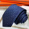 Fashion Mens Designer Silk Tie Suisse de luxe Nectes pour hommes Businet Business Jacquard Neck Colkwear Cravate Cravate Broidered Letter Decoration