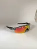 Zonnebrillen UV400 gepolariseerde zwarte lens fietsen bril Sports rijdende bril MTB Bicycle Bil