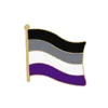 LGBT czarny szary biały fioletowa tęczowa flaga sercowa broszka urocze filmy anime Gry Hard Enomel Pins Zbieraj metalową kreskówkę broszkową plecak worka na czapkę kołnierzowe odznaki klapy