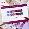 Gel roxo em gel semitransparente colorido preto esmalte de unhas rosa verniz de gel francês clear