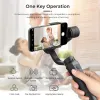 Üstler 3 Eksen Gimbal Handheld Akıllı Telefon Stabilizatör Cep Telefonu Aksiyon Kamerası Telefon Video Kayıt