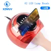 Essiccatori XZM 98W Lampada per chiodi a led UV ad alta potenza Gels Lampe UNAS LAMPE ONGLE 42 LED LED ESCGUATO ESCUTIVO STUDI SPEEDE DI CUSCINE ALTUA