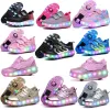 Sneakers Twee wielen Liminous Sneakers Led Light Roller Skate Shoes For Children Kids Led Shoes Boys Girls Shoes Up with Wheels Shoe