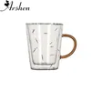 Cups Saucers Arshen Est 350ml Double Wall Glass Coffee Mug Heat-resistant Milk Juice Tea Mugs Breakfast Glassware Drinkware Cup