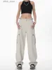 Dames jeans vintage vrachtbroek baggy oversized jeans dames 2023 mode hiphop style wide been high taille rechte y2k broek y240408