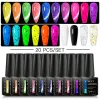 KITS 10/20pcs gel smalto set unghie riflettente gel gatto gel magnetico nail art vernis vernici semi permanenti immergere gel a colori UV