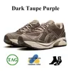 Modedesigner gel tigrar löparskor låg NYC -plattform K14 läder promenad jogging tränare kvinnor mens vit lera canyon cream svart metalliska plommon sneakers