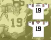 Özel herhangi bir isim numarası erkek gençlik Joe Namath 19 Beaver Falls Lisesi Tigers Futbol Forması Üst Dikişli S-6XL