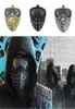 Cadılar Bayramı Punk Şeytan Maskesi Cosplay Perçin Ölüm Maskeleri Grim Reaper Cosplay Perçin Maskeleri Cadılar Bayramı Masquerade Maskeleri5902064