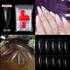 500pcs/bag False Nails French style fully applied and semi applied fake nail patches for nail enhancement, hand worn nail patches, factory wholesale