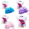 Clothing Sets Summer Clothes Trolls Costume Kids Children Tracksuits For Girls Top Tees Skirts 2 Pcs Y200325324E2974417 Drop Delivery Dhha8