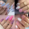 Geweren lilycute 7 ml gel nagellak set nail art kleurrijke glitter nagel gelset Vernis semi permanent manicure set afwezig uit UV -gel