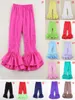 14 Colors Ruffle Pants baby kids Leggings ruffled pant girls solid ruffled cotton leggings christmas pants winter girl 17 years3109116