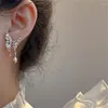 Pendientes de tachuelas Butterfly para mujeres Irregularidad de metal uñas de orejas exquisitas accesorios de joyería