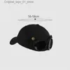 Breda randen hattar hink hattar ny hatt sommar personliga glas baseball hatt kvinnor unisex solglasögon mens baseball hatt pojkar baseball hatt q240408