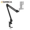 Accessories Comica MS1 Adjustable Suspension Boom Mic Stand for Vlog Cameras And Other Devices Live Recording Camera Microphone Bracket