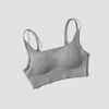 2024 Yoga Bra Lu Lu SEATHOPSUL SEATHESS SEXY SEXY SEMPELLE Femme Sous-vêtements Femme Cropped Tank Bra Women Gym Fiess Crop Top Sportswear Tops Viest de citron Summe S