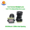 Parts 1/1.8" 4Mp 4K F1.0 M16 Mount 22Mm Hole Spacing Camera Starlight Lens 8Mm Cctv Lens For Webcam Ir Filter Hd Video Surveillance